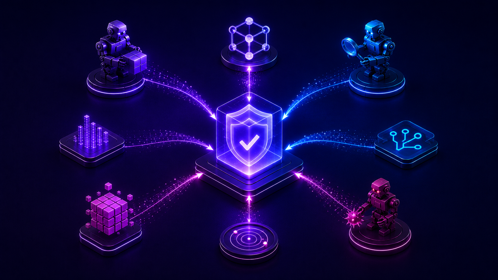 Independent validation signals converging into a verified outcome