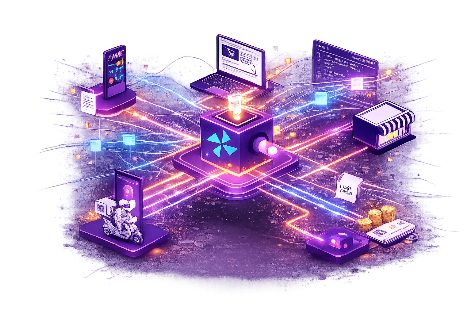 API-First Approach - Connected systems and services visualization
