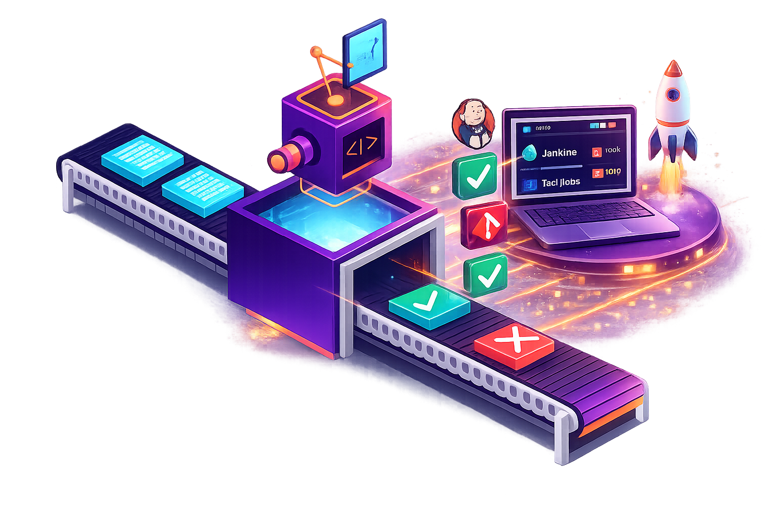 CI at Scale - Automated testing pipeline with fast feedback